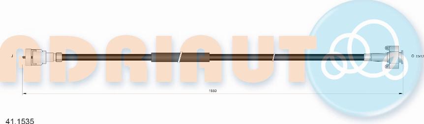 Adriauto 41.1535 - Nopeusmittarin vaijeri inparts.fi