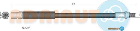 Adriauto 43.1214 - Jarruletku inparts.fi