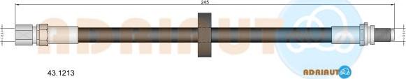 Adriauto 43.1213 - Jarruletku inparts.fi