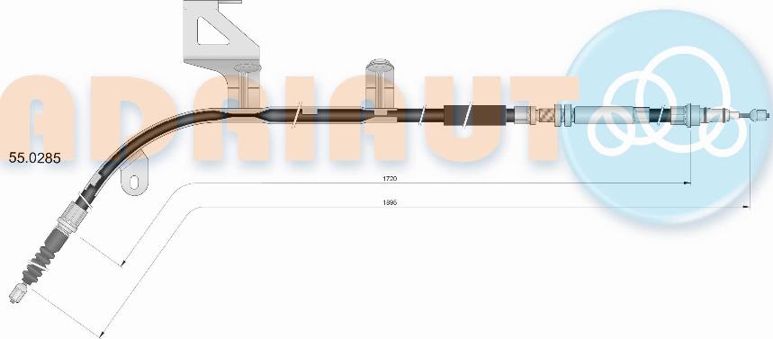 Adriauto 55.0285 - Vaijeri, seisontajarru inparts.fi