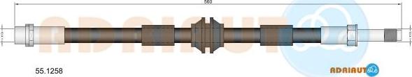 Adriauto 55.1258 - Jarruletku inparts.fi