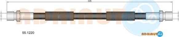 Adriauto 55.1220 - Jarruletku inparts.fi