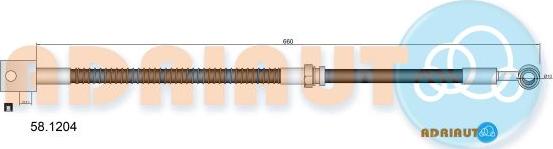 Adriauto 58.1204 - Jarruletku inparts.fi
