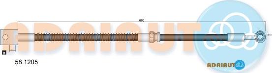 Adriauto 58.1205 - Jarruletku inparts.fi