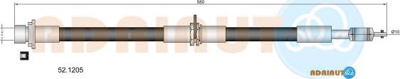 Adriauto 52.1205 - Jarruletku inparts.fi