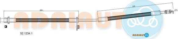 Adriauto 52.1234.1 - Jarruletku inparts.fi