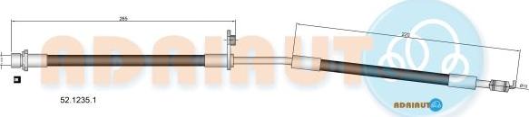 Adriauto 52.1235.1 - Jarruletku inparts.fi