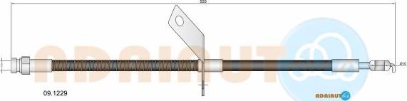 Adriauto 09.1229 - Jarruletku inparts.fi