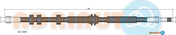 Adriauto 03.1255 - Jarruletku inparts.fi