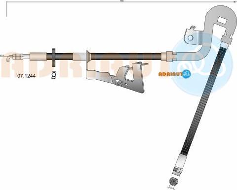 Adriauto 07.1244 - Jarruletku inparts.fi