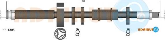 Adriauto 11.1305 - Jarruletku inparts.fi