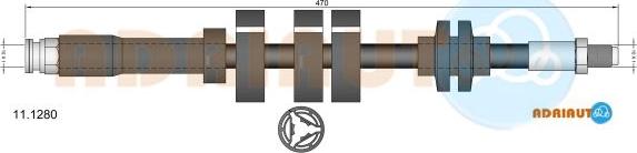 Adriauto 11.1280 - Jarruletku inparts.fi