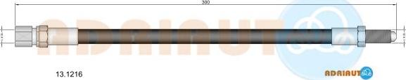 Adriauto 13.1216 - Jarruletku inparts.fi