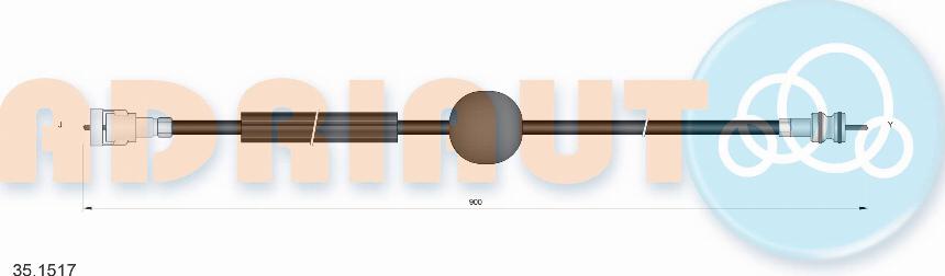 Adriauto 35.1517 - Nopeusmittarin vaijeri inparts.fi