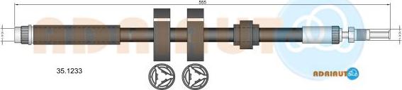 Adriauto 35.1233 - Jarruletku inparts.fi