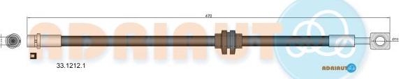 Adriauto 33.1212.1 - Jarruletku inparts.fi