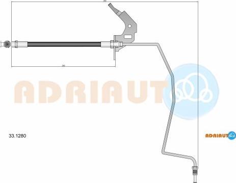 Adriauto 33.1280 - Jarruletku inparts.fi