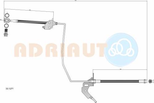 Adriauto 33.1271 - Jarruletku inparts.fi