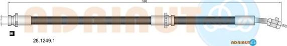 Adriauto 28.1249.1 - Jarruletku inparts.fi