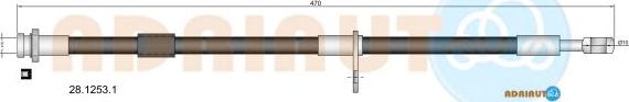 Adriauto 28.1253.1 - Jarruletku inparts.fi