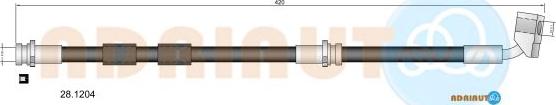 Adriauto 28.1204 - Jarruletku inparts.fi
