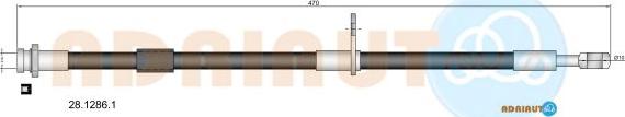 Adriauto 28.1286.1 - Jarruletku inparts.fi