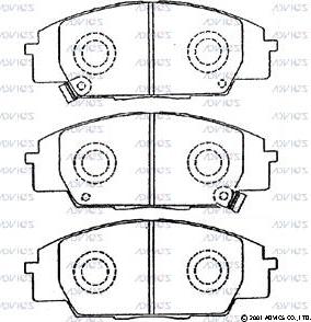 ACDelco AC0581070D - Jarrupala, levyjarru inparts.fi