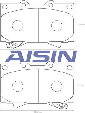 AISIN A1N005 - Jarrupala, levyjarru inparts.fi