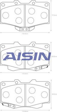 AISIN A1N029 - Jarrupala, levyjarru inparts.fi