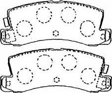 Magneti Marelli BP0885 - Jarrupala, levyjarru inparts.fi