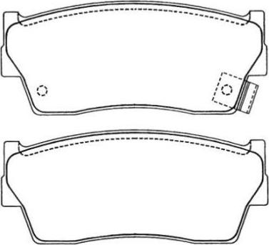 Aisin ASN-205 - Jarrupala, levyjarru inparts.fi