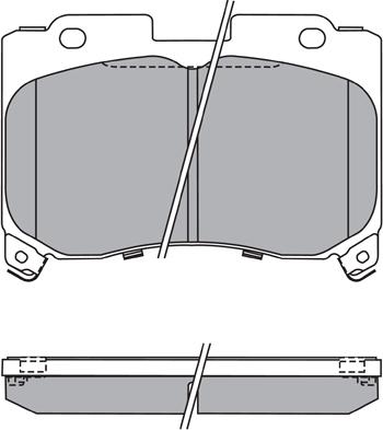 TOYOTA 446514160 - Jarrupala, levyjarru inparts.fi