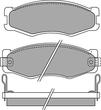 Aisin ASN-2076 - Jarrupala, levyjarru inparts.fi