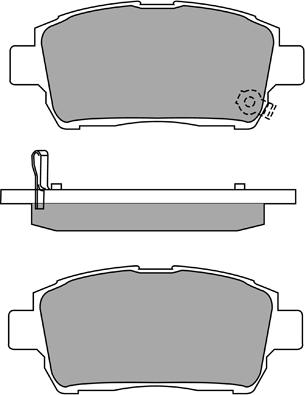 Aisin ASN-2101 - Jarrupala, levyjarru inparts.fi