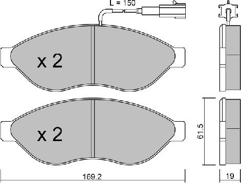 Aisin BPFI-1040 - Jarrupala, levyjarru inparts.fi