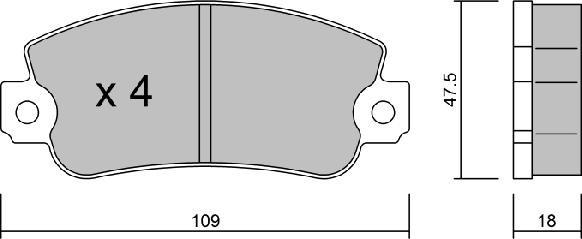 AISIN BPFI-1041 - Jarrupala, levyjarru inparts.fi