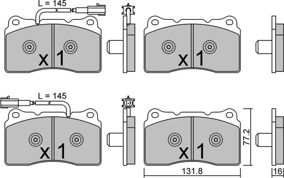 AISIN BPFI-1047 - Jarrupala, levyjarru inparts.fi