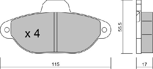 Aisin BPFI-1006 - Jarrupala, levyjarru inparts.fi