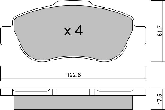 AISIN BPFI-1016 - Jarrupala, levyjarru inparts.fi