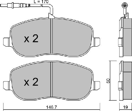 Aisin BPFI-1023 - Jarrupala, levyjarru inparts.fi