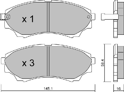 Aisin BPFO-1909 - Jarrupala, levyjarru inparts.fi