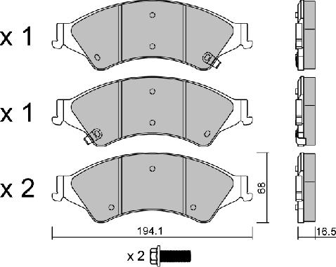 Aisin BPFO-1017 - Jarrupala, levyjarru inparts.fi