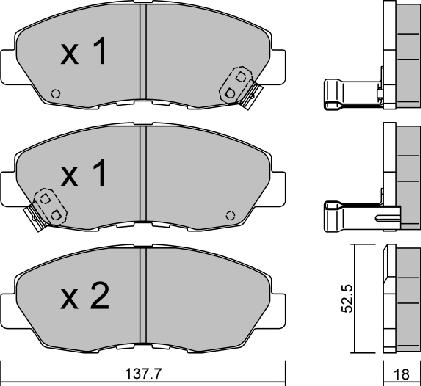 Aisin BPHO-1002 - Jarrupala, levyjarru inparts.fi