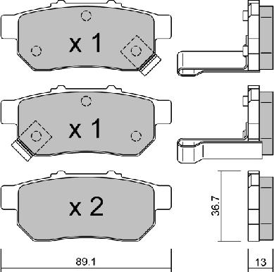 Aisin BPHO-2900 - Jarrupala, levyjarru inparts.fi