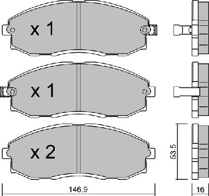 Aisin BPHY-1902 - Jarrupala, levyjarru inparts.fi