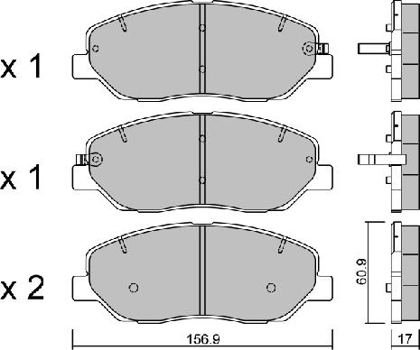 Aisin BPHY-1008 - Jarrupala, levyjarru inparts.fi