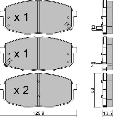 Aisin BPHY-1003 - Jarrupala, levyjarru inparts.fi