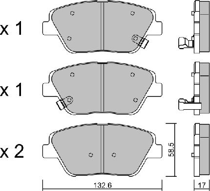 Aisin BPHY-1012 - Jarrupala, levyjarru inparts.fi