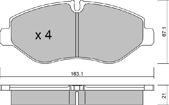 Aisin BPIV-1001 - Jarrupala, levyjarru inparts.fi