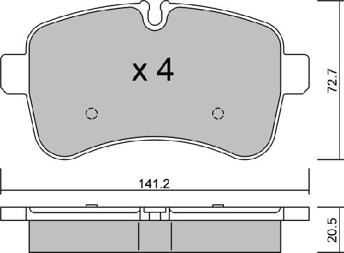 Aisin BPIV-2001 - Jarrupala, levyjarru inparts.fi